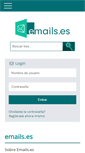 Mobile Screenshot of emails.es