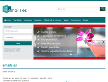 Tablet Screenshot of emails.es